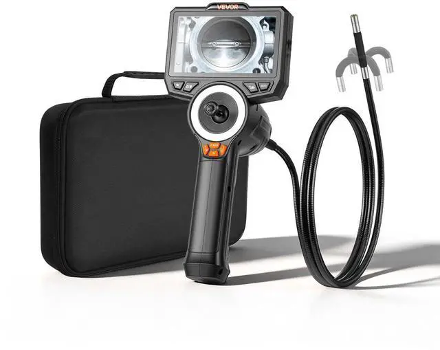 Main image of 4-Way Articulating Endoscope with Light, True 1080P HD Industrial Borescope Inspection Camera with Articulated Probe, Flexible Snake Scope Cam for Wall Automotive Engine Inspect-4.9FT