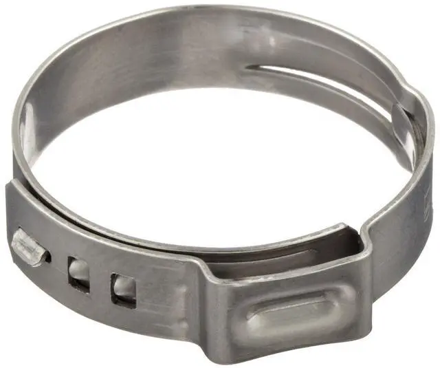 Main image of 16700020 StepLess Ear Clamp, One Ear, 7 mm Band Width, Clamp ID Range 15.3 mm (Closed) - 18.5 mm (Open) (Pack of 500)