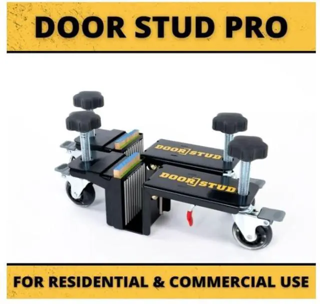 Alt view image 2 of 6 - Pro with Infinite Spacer Adjustable Steel Door Installation Tool | For Pre-Hung, Slab & Barn Doors | 300lb Capacity | Contractor & DIY