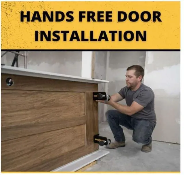 Alt view image 3 of 6 - Pro with Infinite Spacer Adjustable Steel Door Installation Tool | For Pre-Hung, Slab & Barn Doors | 300lb Capacity | Contractor & DIY