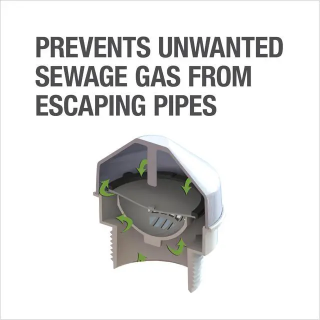 Alt view image 4 of 6 - 39254 Air Admittance Valve with Straight PVC Schedule 40 Adapter Sure-Vent 1.5 in x 2 in. 20 Branch, 8 Stack DFU Capacity