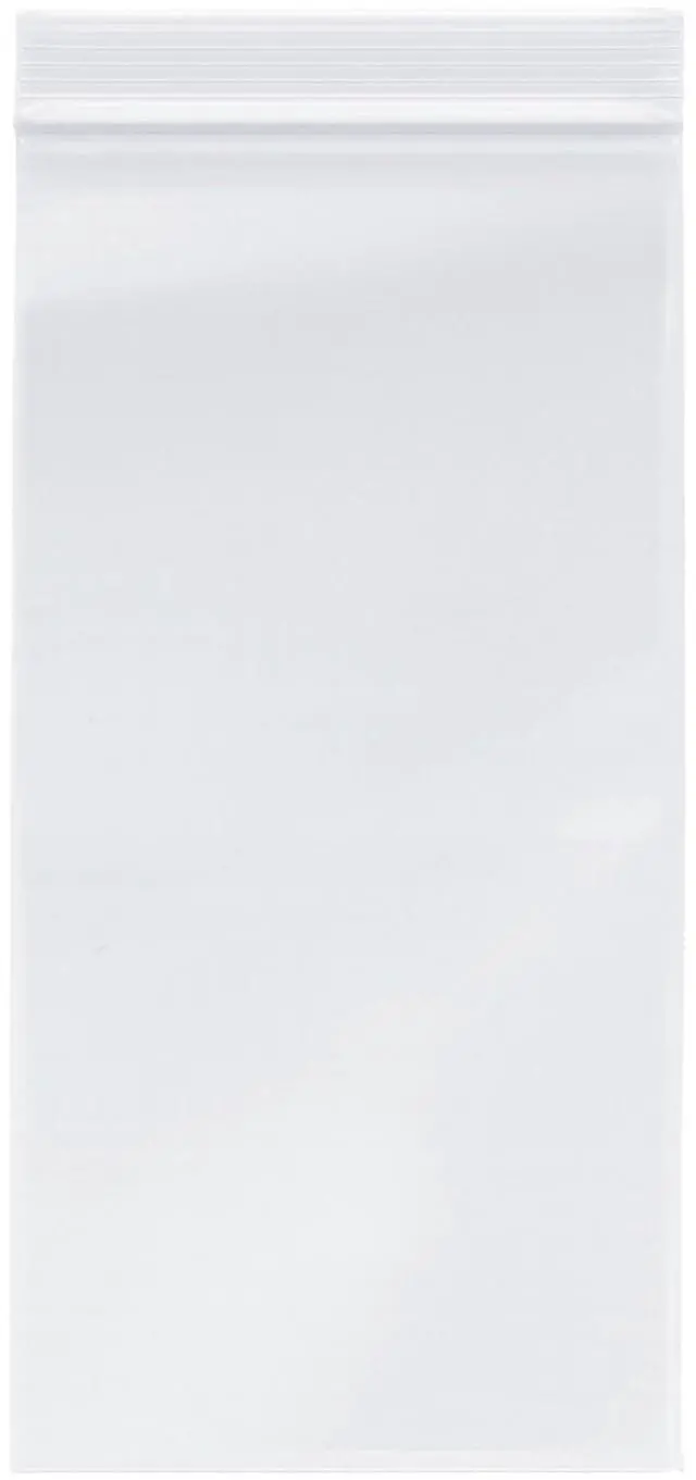 Main image of 5" x 10" (Case of 2,000), 2 Mil Zipper Reclosable Plastic Bags