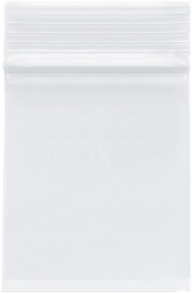 Main image of 2.5" x 3" (Case of 10,000), 4 Mil Heavy Duty Zipper Reclosable Plastic Bags