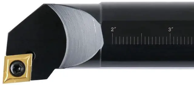 Alt view image 4 of 6 - 1-1/4'' by 14'' Overall Length, Rh Sclcr Indexable Boring Bar with Ccmt432 Carbide Inserts, P252-S413 | 1-1/4" Shank, 14" OAL, Min Bore 1-1/2", CCMT432 Insert, 45HRC, Fine Gloss Finish, Right Hand