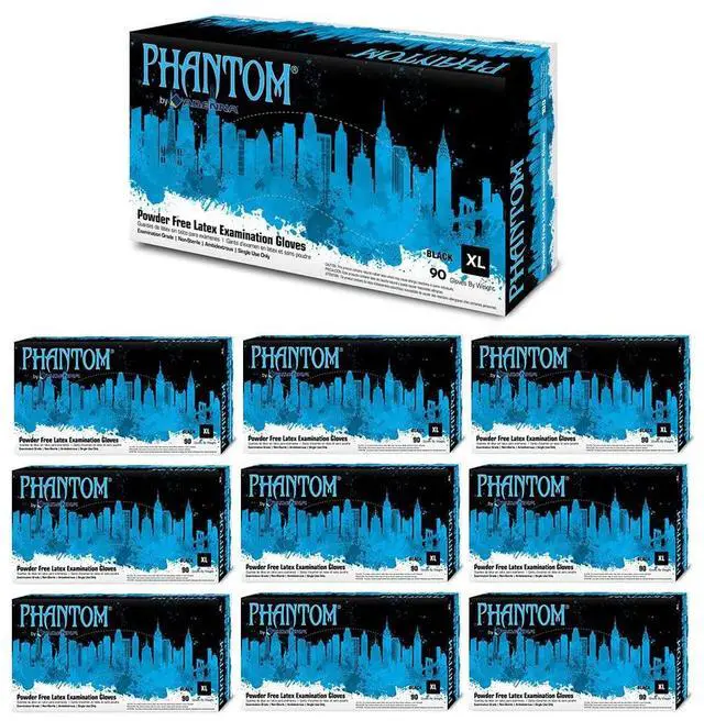 Main image of Phantom 6 mil Latex Powder Free Exam Gloves (Extra Large-900)