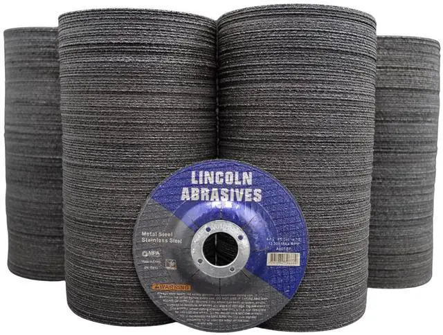 Main image of 500-Pc Depressed Center 4.5" x.040" x 7/8" Aluminum Oxide Cut-Off-Wheels for Angle Grinder