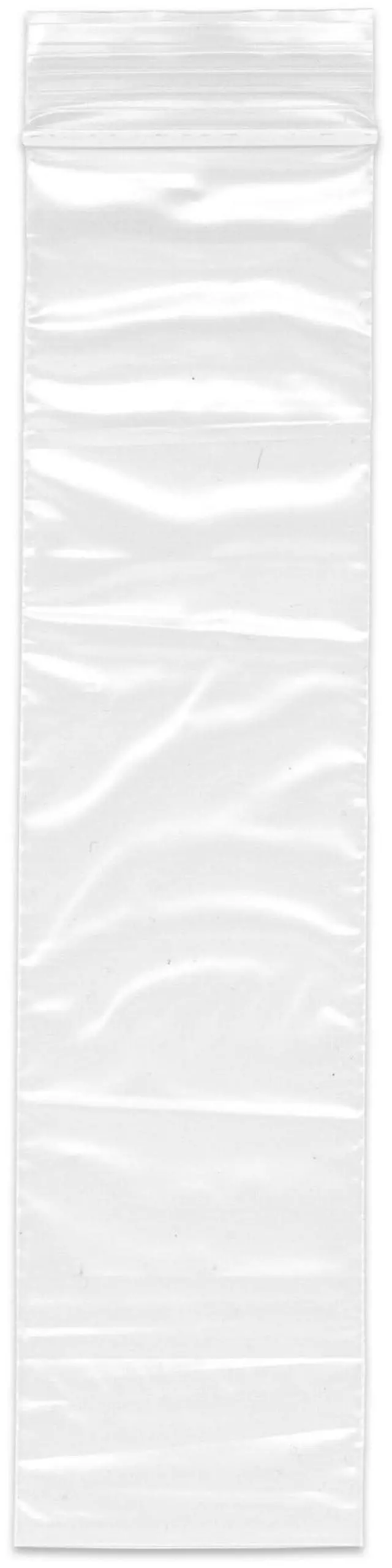 Main image of 2" x 8" (Case of 8,000), 2 Mil Zipper Reclosable Plastic Bags