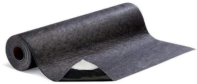 Main image of Adhesive-Backed Floor Mat | Grippy Entrance Mat | Ultra-Duty | 3' W x 50' L | Black | GRP36201-BK