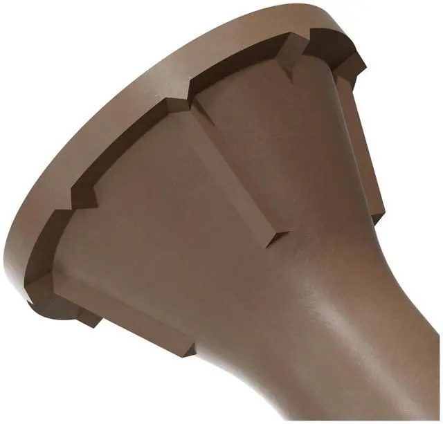 Alt view image 6 of 6 - DSVT212S Deck-Drive DSV Wood Screw (Collated) - #10 x 2-1/2 in. T-25 6-Lobe, Rimmed Flat Head, Quik Guard Coating, Low-Torque Threads, Tan (1000-Qty)