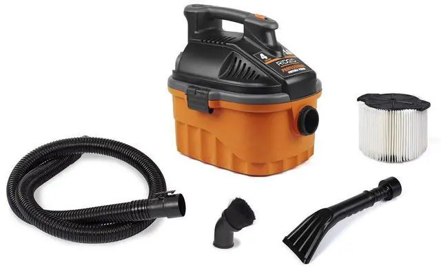 Main image of Wet Dry Vacuums VAC4000 Powerful and Portable Vacuum Cleaner, Includes 4-Gallon, 5.0 Peak Horsepower Wet Dry Auto Vacuum Cleaner for Car, Dusting Brush, Car Nozzle, and Claw Nozzle