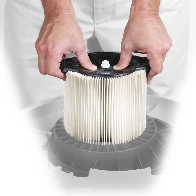Alt view image 4 of 6 - Wet Dry Vacuums VAC4000 Powerful and Portable Vacuum Cleaner, Includes 4-Gallon, 5.0 Peak Horsepower Wet Dry Auto Vacuum Cleaner for Car, Dusting Brush, Car Nozzle, and Claw Nozzle