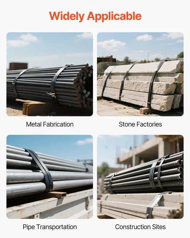Alt view image 6 of 6 - Steel Strapping Coil, 3/4 in x 0.02 in x 1640 ft, Metal Strapping Banding Roll Withstands Harsh Environment, 1700 lbs Break Strength, Heavy Duty Banding Pallet Strap Coil for Pallet Packing