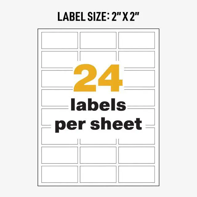 Alt view image 6 of 6 - UltraDuty GHS Chemical Labels for Laser Printers, Waterproof, UV Resistant, 1 x 2.5, 5 Packs (60517)