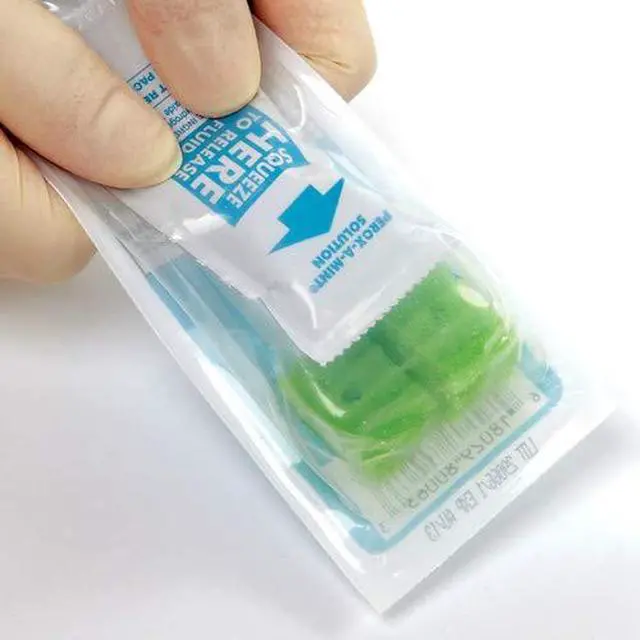 Alt view image 2 of 6 - Toothette Oral Care Single Use Suction Swab System with Perox-A-Mint (50 Packages, 2 swabs/pkg)