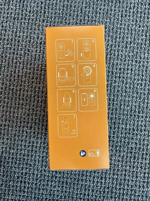 Alt view image 6 of 6 - MIR Smart One | Personal Pocket Peak Flow Meter | Peak Flow (PEF) and FEV1