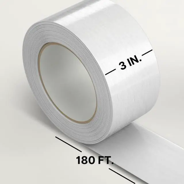 Alt view image 3 of 5 - Silage Wrap Repair Tape 3" x 180' Heavy Duty UV-Resistant Bale Wrap Patch Airtight Oxygen Barrier for Silage Bales, Bunker Covers, and Grain Bags Industrial Grade PE Film (6)
