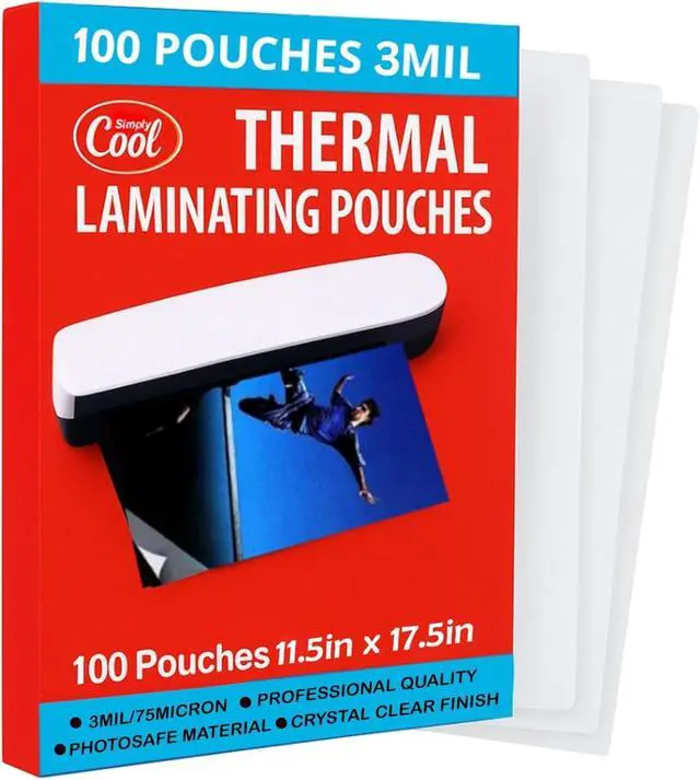 Alt view image 2 of 6 - 3MIL Thermal Laminating Sheets (500 Count) 11.5x17.5 inch, Legal Size Dry-Erase Friendly Laminating Pouches, Compatible with Laminator, Crystal Clear Laminated Finish