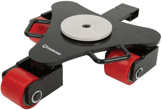 Main image of Multi-Directional Machinery Mover with 360° Rotation, 4400-Lb. Capacity Machinery Skate, 3 Rollers, Equipment Dolly Model# CRO-2