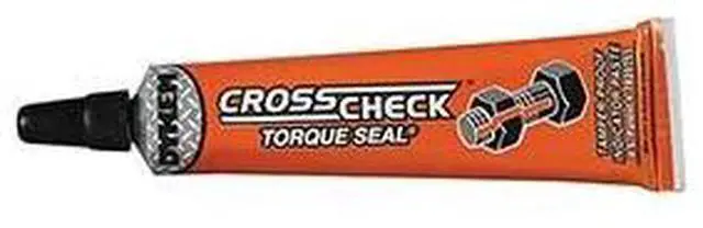 Main image of Dykem 83314, Cross Check Torque Seal, Tamper-Proof Indicator Paste, Orange, 1 oz Tube24 Unit/Pack