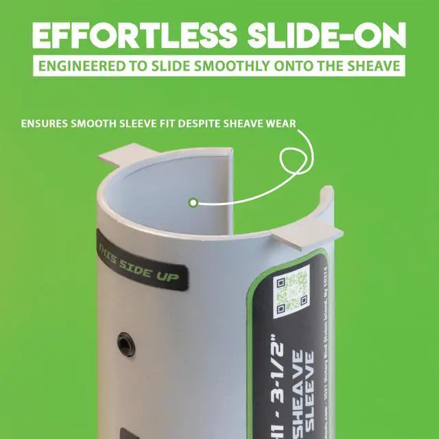 Alt view image 3 of 6 - Feeding Sheave For Greenlee Pullers (3-1/2" Sheeve Sleave)