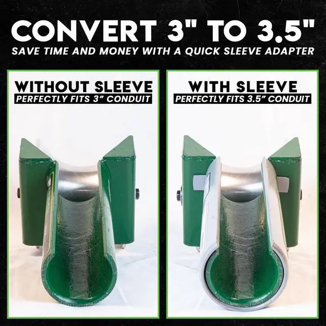Alt view image 5 of 6 - Feeding Sheave For Greenlee Pullers (3-1/2" Sheeve Sleave)