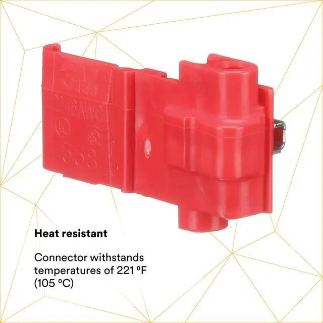 Alt view image 5 of 6 - Electrical IDC 558-BULK, Run and Tap, Flame Retardant, Red, 22-16 AWG, (Pack of 500)