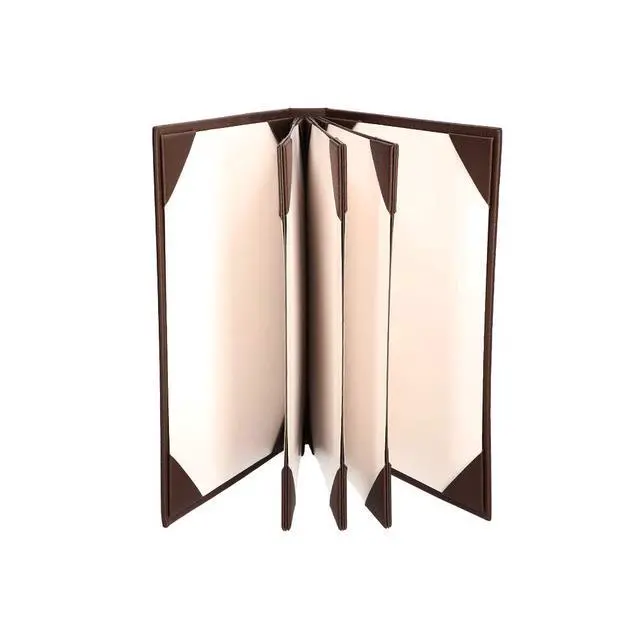 Alt view image 2 of 6 - s Made of Premium Faux Leather (10-Pack) - 8.5" X 11" - 8 Views - Brown