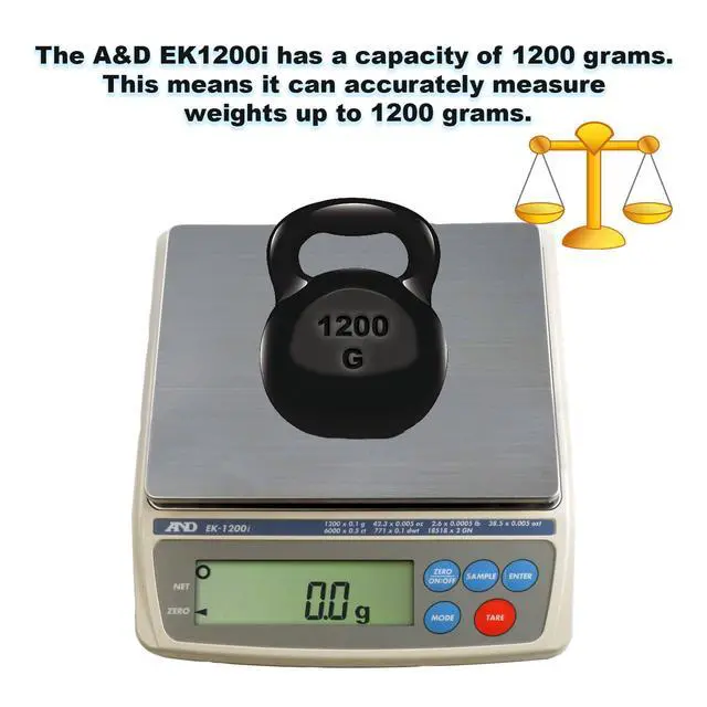 Alt view image 3 of 4 - A&D EK1200i Legal for Trade Gold Scale - Certified Precision for Professional Jewelry Weighing