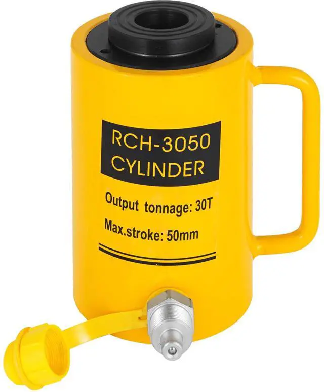 Main image of 30T Hydraulic Cylinder Jack Hollow Single Acting Hydraulic Ram Cylinder 50mm Hydraulic Lifting Cylinders (30T 2Inch Hollow)
