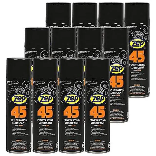 Alt view image 6 of 6 - 45 Penetrating Lubricant - 17 oz (Case of 12) 17401 - Lubricates and Protects Moving Metal Parts, Non-Flammable, Defends Against Corrosion