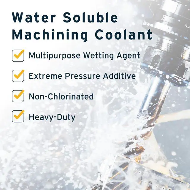 Alt view image 2 of 6 - Unisol 601 Metalworking - Heavy Duty & Water Soluble Semi-Synthetic Machining Coolant for Drilling, Tapping, Sawing, Stamping, Threading - Non-Chlorinated - Made in USA - (5 gal)