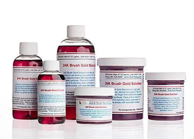 Alt view image 2 of 3 - 2 oz Gel - 24K Brush Gold Plating Solution - The Fastest, Most Durable, Best Value, Most Consistent Gold Solution from the Most Trusted Name in the Industry Instant Results