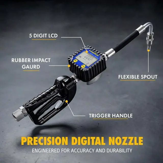 Alt view image 2 of 6 - Digital Oil Control Valve, Aluminum Body, LCD Display, Shockproof, Waterproof, Multi-Unit Measurement