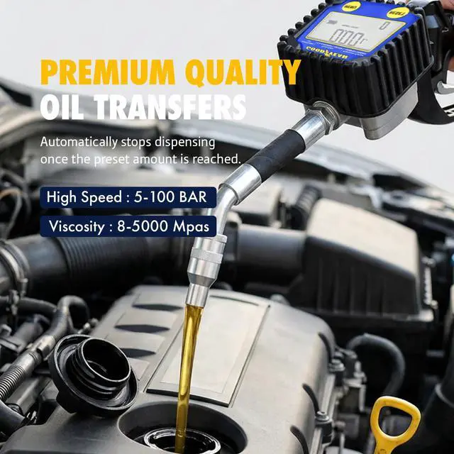 Alt view image 4 of 6 - Digital Oil Control Valve, Aluminum Body, LCD Display, Shockproof, Waterproof, Multi-Unit Measurement