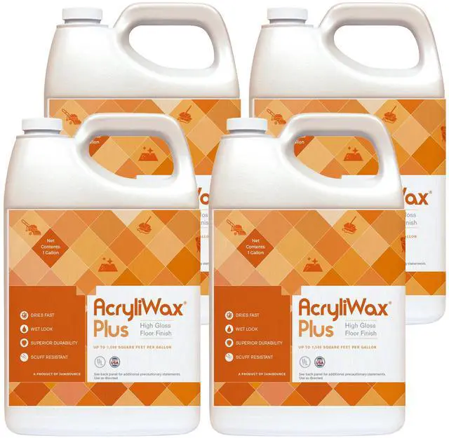 Main image of Acryliwax Plus High Gloss Commercial Floor Finish & Wax - Case of 4 Gallons