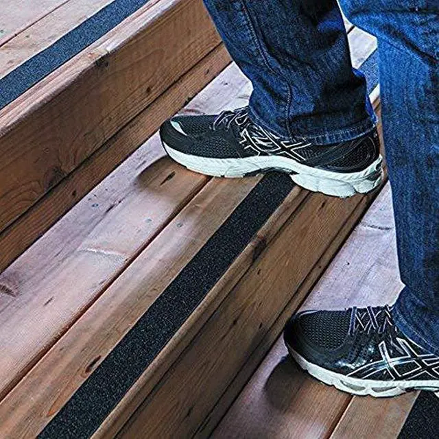 Alt view image 4 of 6 - Gator Grip® 24 Inch x 60 Ft Anti-Slip Adhesive Tape, 60 Grit, Indoor/Outdoor, for Stairs, Docks, Boats & Ramps, Black, SG3124B