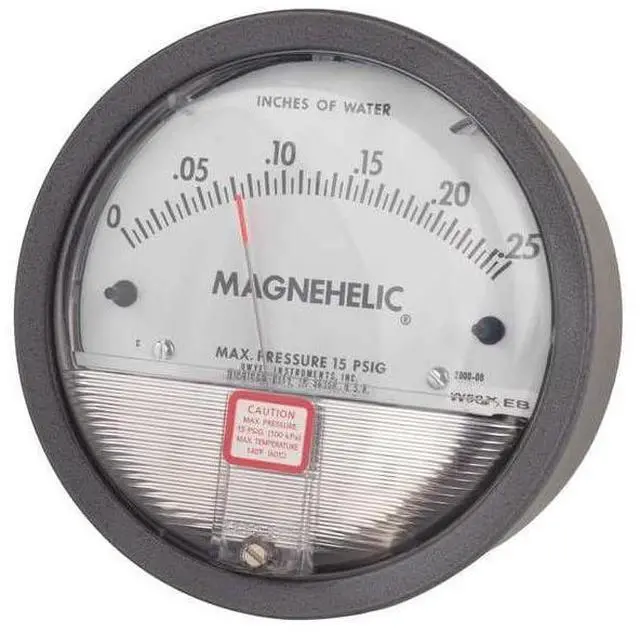 Main image of 6806202 2000-00 Magnehelic Differential Pressure Gauge, 2000: 0-0.25" WC