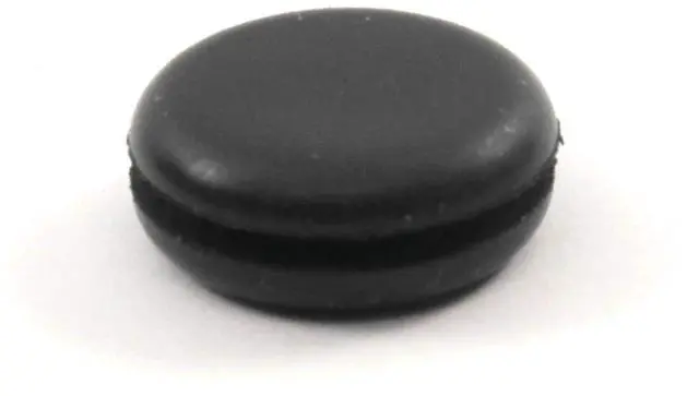 Main image of 1/2" Rubber Hole Plug fits 1/2" Opening - Flush Plug - Grommet Without Hole - Panel Plug - Provides Finished Appearance on Both Sides (500)