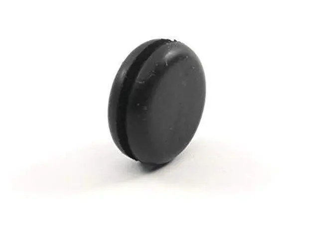 Alt view image 4 of 6 - 1/2" Rubber Hole Plug fits 1/2" Opening - Flush Plug - Grommet Without Hole - Panel Plug - Provides Finished Appearance on Both Sides (500)