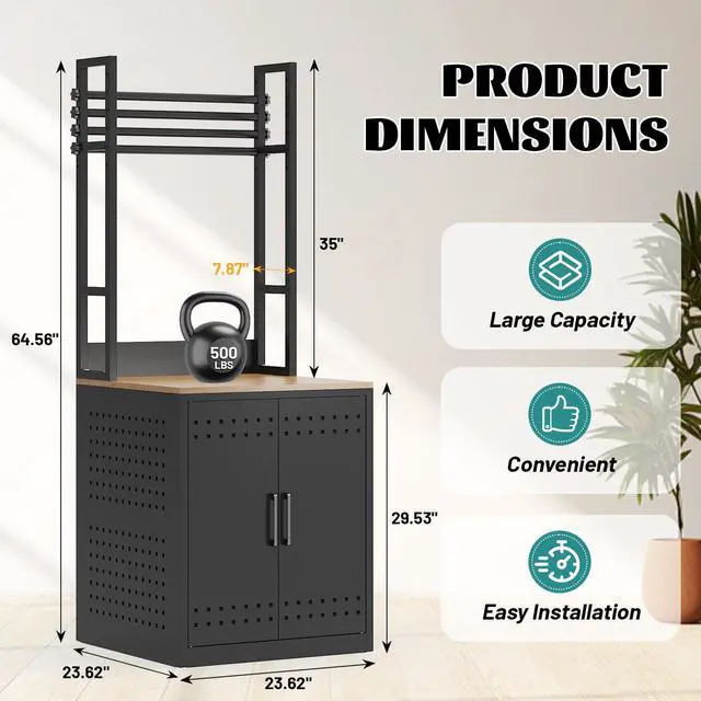 Alt view image 2 of 6 - 3D Printer Stand with Filament Storage,Heavy Duty 3D Printer Table Workbench with 3-Tier Storage & 4 Adjustable Filament Racks,Printer Stand with Storage for Workshop,Office,Studios