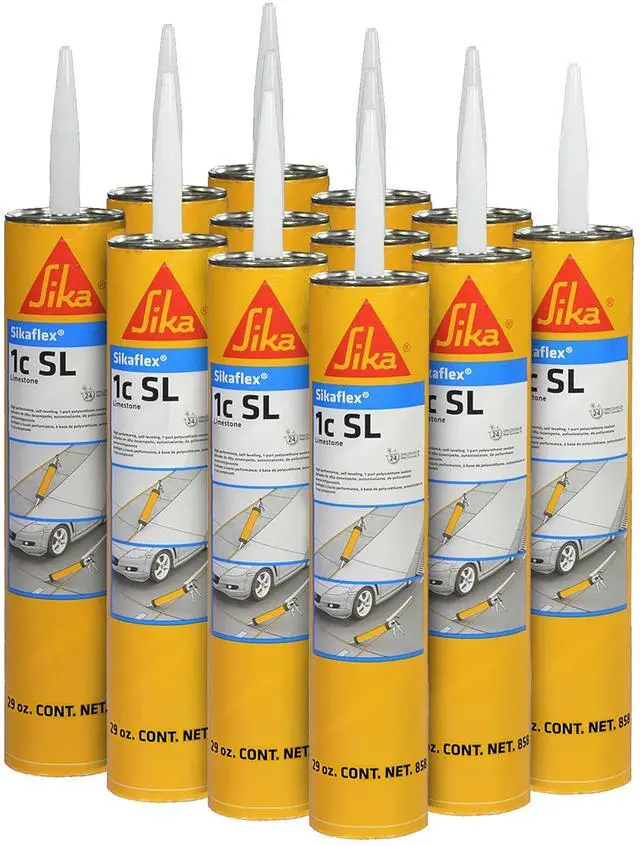 Main image of 1C SL High Performance (29 0z), Self-Leveling Polyurethane Sealant - Case of 12 Cartridges in Limestone