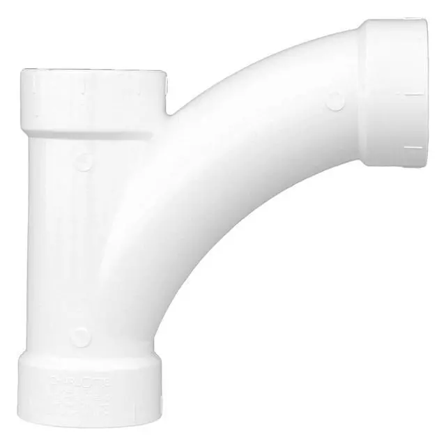Alt view image 4 of 6 - 3 DWV Comb WYE & 1/8 Bend ONE Piece DWV (Drain, Waste and Vent) (10 Unit Box)