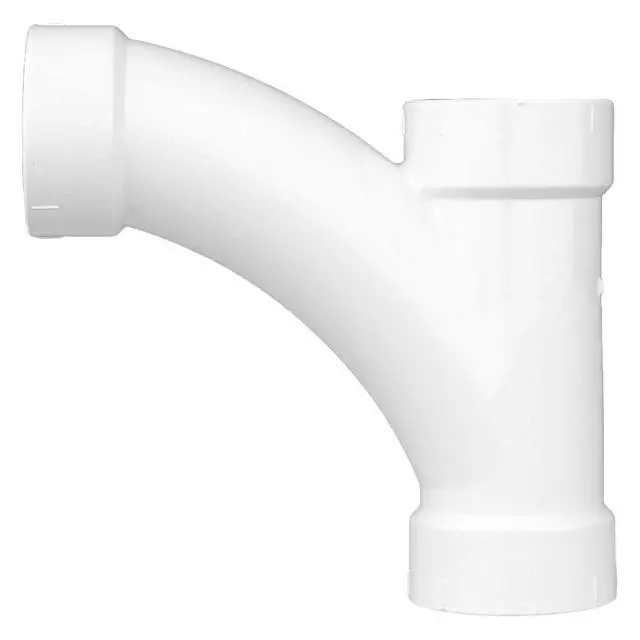 Alt view image 5 of 6 - 3 DWV Comb WYE & 1/8 Bend ONE Piece DWV (Drain, Waste and Vent) (10 Unit Box)