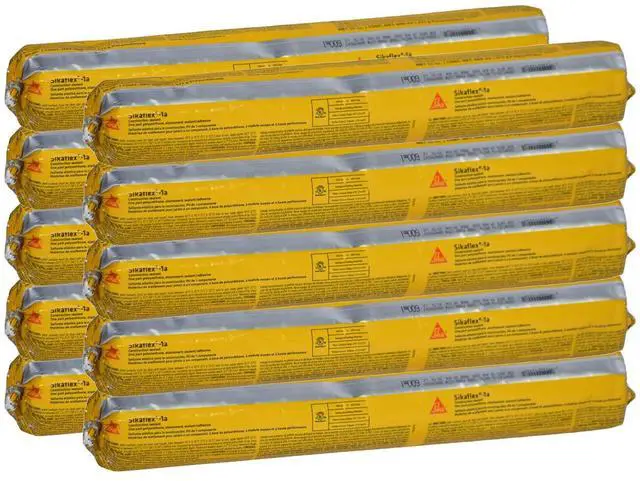 Main image of Sausage White, Pack of 10. One Component, Elastomeric, Non Sag, Polyurethane Concrete and Masonry Joint Sealant for Vertical and Horizontal Joints