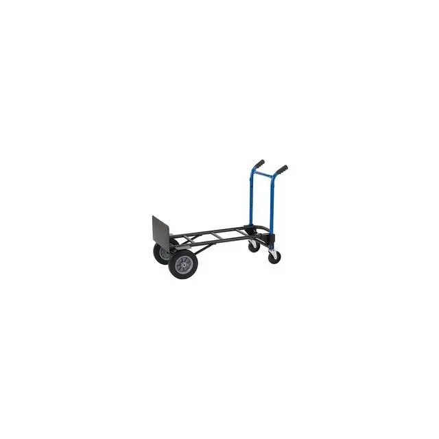 Alt view image 4 of 5 - DTC8635P 4-in-1 Convertible Hand Truck, 800 lb Capacity Steel Dolly Cart with Quick Change Design, Adjustable Handle, Solid Rubber Wheels for Moving, Delivery, Warehouses and Storage