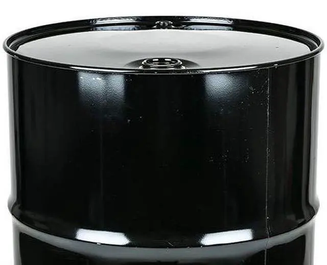 Alt view image 2 of 2 - Black Steel Drum 55 Gallon Closed-Top | Durable and Dependable for Your Solids and Non-Water Based Liquids