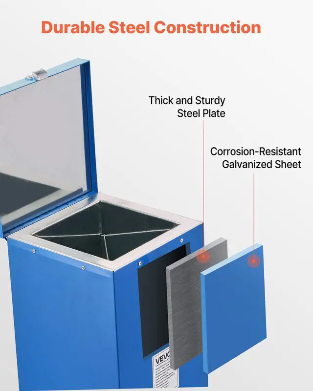 Alt view image 6 of 6 - Portable Welding Rod Oven, 50LBS Capacity Electrodes Drying Oven 420W 120V, 300 Fast Heating Welding Rods Dryer for 18-inch Stick Electrodes - with Easy-to-Carry Handle & Safety Locking Latch