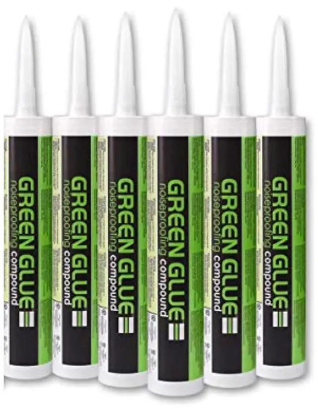 Main image of Green Glue Noiseproofing Compound - 6 Tubes,net wt 28 fl.oz(828 ml)