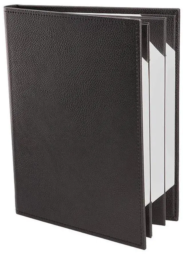 Main image of s Made of Premium Faux Leather (10-Pack) - 8.5" X 11" - 6 Views - Black
