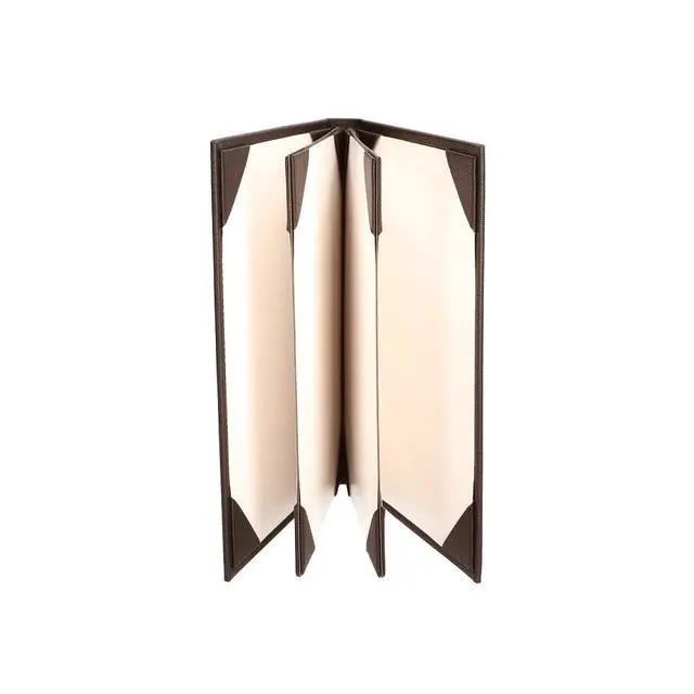 Alt view image 2 of 6 - s Made of Premium Faux Leather (10-Pack) - 8.5" X 11" - 6 Views - Brown